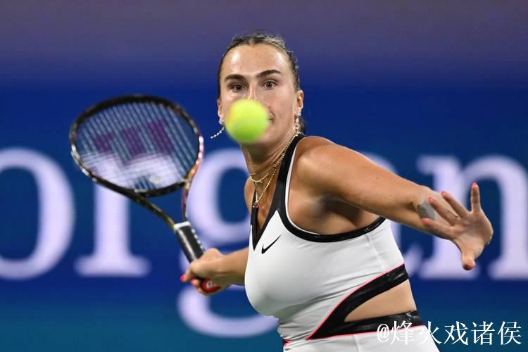 武网：萨巴伦卡武网19连胜 保利尼收退赛礼晋级八强